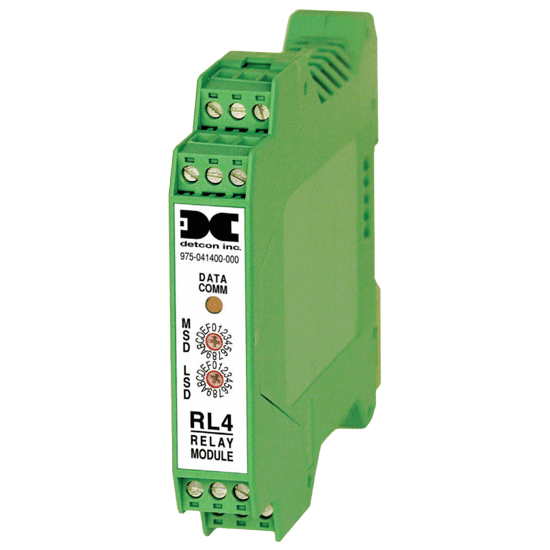 Detcon Addressable Relay Module, RL-4